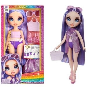 Rainbow High Swim & Style Violet Willow Doll Purple Hair Ages 4+ NEW IN BOX